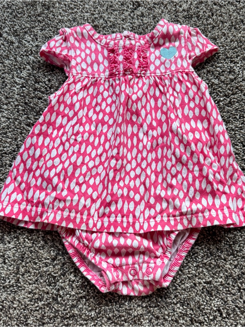 Pink and White Baby Girl Dress